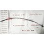 1 Sideliste venstre forkromet metal med skader Tesla model S, model S REST 1039307-00-A